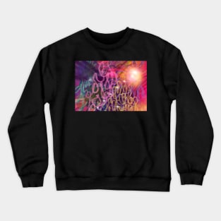 Pink Sparkle Galaxy Crewneck Sweatshirt